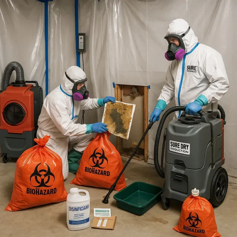 Contaminated Water Handling Protocols process in Presquille, LA